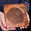Alfombrilla Creativa de Madera de Nogal para Tetera, Posavasos Doméstico para Tetera, Alfombrilla de Té, Accesorio para Ceremonia del Té, Soporte para Tetera, Accesorio para Juego de Té Kung Fu