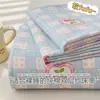 Juego de sábanas de gasa de doble capa para maternidad e infantil Clase A, pieza individual para estudiantes, sábana individual/doble para dormitorio, juego de tres piezas de funda de almohada, adecuado para todas las estaciones