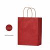 Saco de papel Kraft Spot para assar milk tea embalagem para viagem saco com logotipo impresso saco para loja de roupas embalagem para presente bolsa de mão