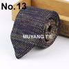 Gravata Social Masculina Britânica Fashion Coreana Casual Estudante Lã Tricotada Versátil Pontuda Estilo Moderno Gravata 7cm