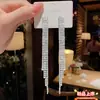 Pendientes de Moda Exagerados de Alto Nivel con Temperamento Europeo y Americano 2024, Combinan con Todo, Personalizados, Aguja de Plata 925 para Mujer, Borla de Pedrería Super Brillante