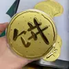 Pastel de Oro Puro 999 50mg Adornos Regalo Creativo de Cumpleaños Princesa Por Favor Hazte Rica Regalo de San Valentín