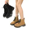Novas botas curtas estilo Martin com cadarço, finas, estilo europeu e americano, tamanho grande feminino, para o mercado transfronteiriço da Amazon, atacado, tamanho grande