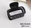 Grampo de Acrílico Grande Marrom de Alto Padrão para Cabelo Feminino Elegante Volume Shark Clip Presilha de Cabelo Versátil