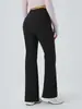 Pantalones de yoga acampanados para mujer transfronterizos de Amazon, levanta glúteos, alta elasticidad, corte ajustado, adelgazantes, microacampanados deportivos, pantalones largos casuales para exteriores