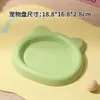 Tigela de comida para gatos moderna e adorável, adequada para gatos e cães, com uma abertura larga para evitar que tombe, e projetada para animais de estimação