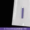 Tatuagem de Sobrancelha, Micropigmentação Labial, Protetor de Agulha Manual, Agulha para Sombreamento, Agulha Manual de Bordado Curva Três Agulhas Redonda, Cinco Agulhas, Fileira Dupla, Lâmina Manual para Sobrancelha de Linha