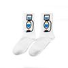 Calcetines de Calavera de Otoño e Invierno de Amazon Transfronterizos Calcetines para Hombre de Astronauta Calcetines Geométricos para Mujer Calcetines de Halloween de Media Pantorrilla Estilo Ins