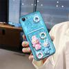 Adecuado para funda de teléfono móvil Vivo, Ranura para tarjetas divertida, Soporte de fotos de silicona, Soporte de tarjetas de mascota lindo, A prueba de polvo para pareja digital hombre y mujer