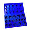419 piezas de anillo de goma, junta tórica, caja de reparación, anillo de sellado, resistente a altas temperaturas, kit de reparación de automóviles, combinación de caucho butílico NBR
