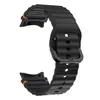 Correa Deportiva de Silicona para Reloj con Patrón Ondulado Cosida a Mano Adecuada para Samsung Galaxy Watch7 Watch4/5/6