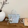 Bolsa de Tote de Gran Capacidad Estilo Coreano Primavera 2026 Nueva Bolsa de Hombro para Viajar Simple de Alto Valor Tipo Cubo