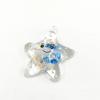 Serie Océano Luminoso Estrella de Cinco Puntas Dibujo Animado Lentejuela Colgante DIY Llavero Aretes Accesorios para Cinta de Cabello