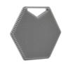 Escova de Banho de Silicone Escova de Cerdas Macias Ventosa Hexagonal Escova para Lavar o Rosto Cabo Escova para Lavar Cabelos Massagem Escova Hexagonal para Chuveiro