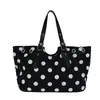 2026 Verano Nuevo Estilo Simple Patrón de Puntos de Ola Gran Capacidad Ligero Casual Estilo Coreano Nicho Bolso de Hombro Bolso Tote