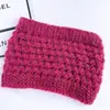 Diadema y Calentador de Cuello de Color Sólido de Doble Uso, Simple y Elegante, Versátil para el Calor Invernal, Calentador de Cuello de Poliéster con Banda Ancha