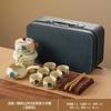 Lujo Ligero Gama Alta Oficina Semi-Automático Preparación de Té Horno Ru Retro Qingshan Kung Fu Juego de Té Hogar Estilo Chino Taza de Té