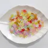 Explosivo pequeno tamanho cinco pétalas flor frisado remendo cor gradiente folha de ouro mini pequena flor beleza decorações atacado