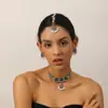 Europa Transfronteiriça, América e Oriente Médio Estilo Étnico Retrô Estilo Medieval Antigo Conjunto de Joias Estilo Corte Retrô Conjunto Feminino de Pérola Gota d'Água