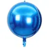 Ventas Directas Transfronterizas Globos Redondos de Papel de Aluminio 4D de 50 Pulgadas 60 Pulgadas 22 Pulgadas Tema de Cumpleaños Fiesta Globos Decorativos de Papel de Aluminio