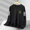 Sudadera para Hombre Primavera y Otoño Nueva Cuello Redondo Holgada Engrosada con Capucha Pulóver Superior Chaqueta de Hombre Manga Larga Juvenil Versátil