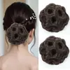 Adereço de Coque Nove Flores para Mulheres, Anel de Coque para Estilização do Cabelo, Presilha de Coque, Adereço de Flor em Botão, Ondas Grandes