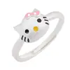 Anillo de Gato Lindo Kaiwei Anillo de Gato de Dibujos Animados de Moda Anillo Abierto de Gato Lindo Joyería para Mujer Fábrica al por Mayor