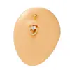 Henson Clássico Aço Inoxidável Barra com Zircônia Incrustada de Cobre Forma de Cobra Coração Forma de Flor Joia para Piercing no Umbigo