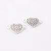 Acessórios de moda quentes europeus e americanos transfronteiriços DIY acessórios com banho de diamante em forma de coração acessórios acessórios comércio exterior