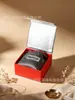 Caja de Joyería Estilo Ins Personalizada, Caja de Regalo de Joyería de Alta Gama, Caja de Embalaje para Joyería Dorada de Anillo, Collar, Pulsera