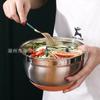 Fábrica mayoreo lavabo para verduras lavabo para cocinar lavabo para mezclar cocina ensaladera fresca sellada plato arcoíris para mezclar harina