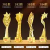 Trofeo de Cristal de Resina Nuevo 2025 Medalla Hecha a Medida Atmosférico de Gama Alta Creativo Campeón de Concurso de Canto Niños
