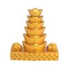 Adornos de la suerte Jinbao Yuanbao, adornos giratorios de arena dorada para entrada de cajero, adornos de escritorio, regalo de apertura de la suerte