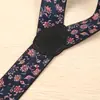 Fornecimento direto da fábrica masculino três clipes 3.5 alça jacquard cor produtos transfronteiriços clip de alça unissex