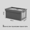 Caja de Almacenamiento de Tela Oxford con Ventana, Caja de Almacenamiento de Ropa para Sala de Estar con Tapa, Caja Organizadora Grande para Artículos Varios, Plegable