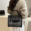 Bolso de Gran Capacidad para Viajes Casuales para Mujer 2025 Nuevo Otoño Bolso Cruzado Estampado de Leopardo Bolso de Hombro Tote de Aspecto Elegante