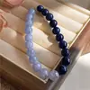 Collar redondo de acrílico con cuentas de dopamina, estilo vacación en la playa, cadena de clavícula de moda, accesorio de nicho de alta gama para mujer