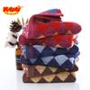 Toalla Cuadros Coloridos de Poliéster-Algodón de 32 Hilos, Versión Engrosada de Exportación, Artículos para Puestos del Mercado, Tienda de 5 Yuanes, Color Oscuro, Toalla de Regalo para Protección Laboral