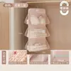Bolsa de almacenamiento para ropa interior, organizador de malla colgante para armarios de dormitorios, para guardar calcetines y ropa interior, una bolsa de almacenamiento colgante tres en uno