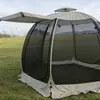 Barraca de Malha de Melhor Venda para Exterior de Abertura Rápida, Barraca Panorâmica Respirável 360 graus, Barraca de Acampamento, Barraca Céu Estrelado, Barraca Paisagística