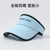 Gorra de Seda de Hielo Tipo Pico para Mujer con Ala Ancha, Sombrero de Sol de Copa Abierta para Salidas y Correr, Protección UV, Transpirable y Ligero
