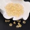 Pétalas Esmaltadas Tchecas 12mm Lírios-do-vale Botão de Flor Flor Sino diy Grampo de Cabelo Antigo Adorno de Cabeça Joias Brincos Pequenos Acessórios