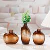 Vaso de Vidro Simples Criativo Luxo Leve Nórdico Flores Hidropônicas Mini Vaso Decoração de Mesa Flores Secas Ornamentos Decorativos