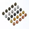 Tapones para Oídos de Silicona con Forma de Bala de Metal, Cierres para Aretes, Accesorios para Joyería DIY, Tapones Anticaída, Tapones para Aretes al por Mayor