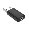 Adecuado para Adaptador de Audio Tipo-C a 3.5 Teléfono Móvil Portátil Tableta Convertidor Digital USB Tarjeta de Sonido para Auriculares