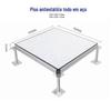 Piso antiestático por atacado Piso antiestático de cerâmica de aço marfim branco Piso antiestático de cerâmica branca marfim
