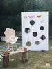 Festival Chongyang Jardim de Infância Atividade ao Ar Livre de Construção de Equipe Quadro de Assinaturas Jogos de Lançamento de Sacos de Feijão Adereços Planejamento de Casamento Parede de Fundo Placa KT