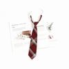 Corbata Roja para Mujer Estilo JK Japonés Estilo Perezoso Corbata Libre Estilo Universitario Corbata para Hombre DK Corbata a Rayas Accesorios para Camisa Moderno