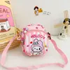 Bolsa Infantil de Celebridad de Internet para Niñas, Bolso Cruzado de Moda Casual, Billetera de Monedas de Dibujos Animados Lindos, Bolso Pequeño Cuadrado de Hombro para Niña a la Moda