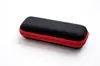 Estuche rectangular de moda para gafas, Estuche negro para gafas de sol, Estuche para gafas con tapa abatible y cremallera